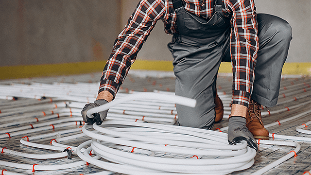 polaganje talnega ogrevanja