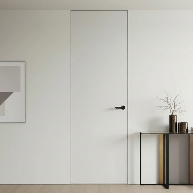 Minimal line bela vrata